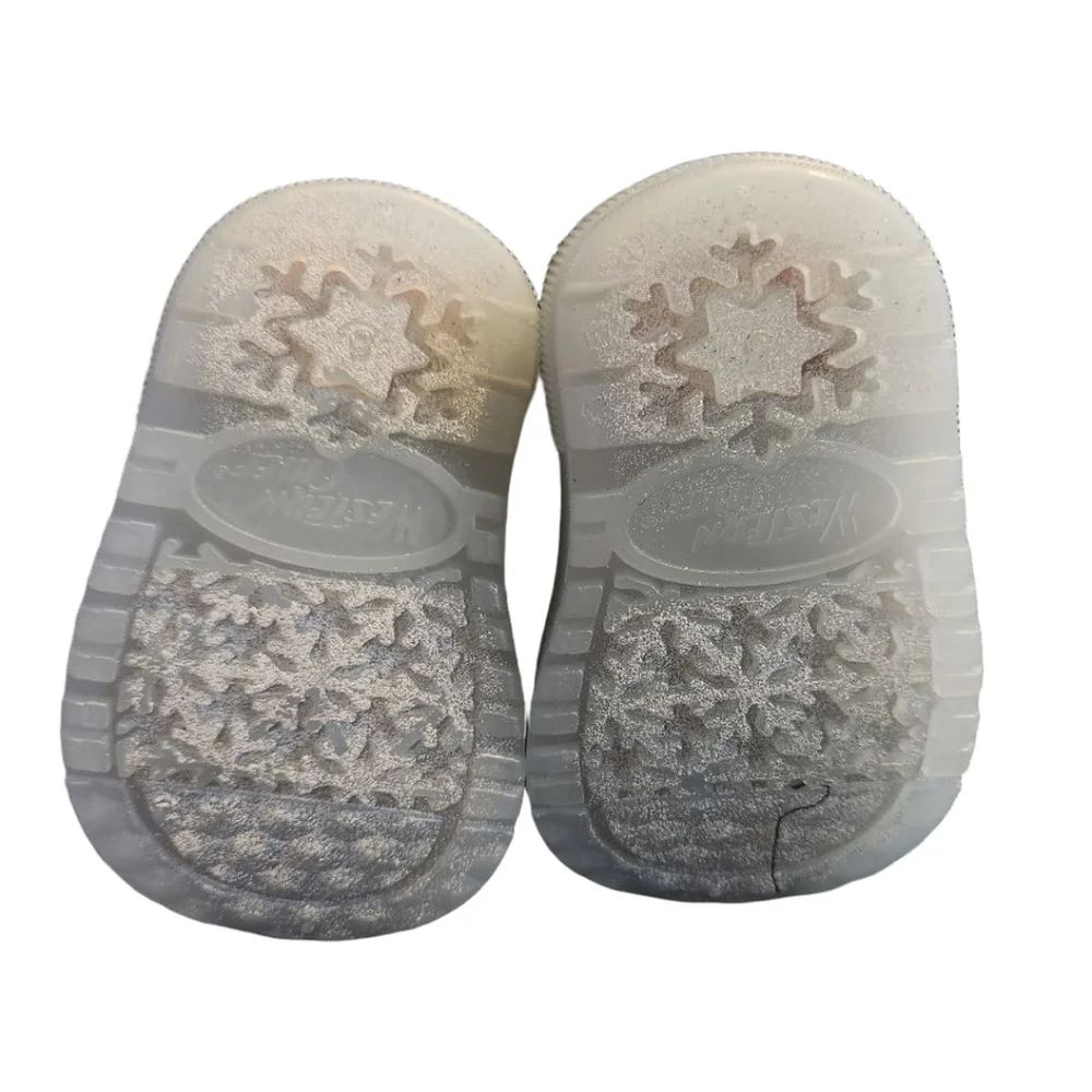 Baby Western Chief Denali Lighted Cold Weather Boots Grey Size 5